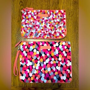 Vera Bradley Large and Medium Wristlet Bags - Pixie Blooms
